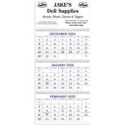 Three Month Display Custom Commercial Calendar