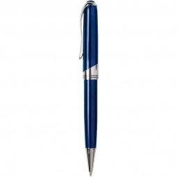 Blue Collage Executive Metal Twist Promotional Pen 