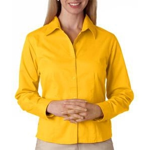 Gold UltraClub Whisper Twill Custom Shirt - Women's