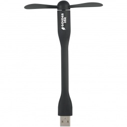 Black USB Flexible Custom Fans