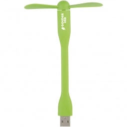 Lime Green USB Flexible Custom Fans