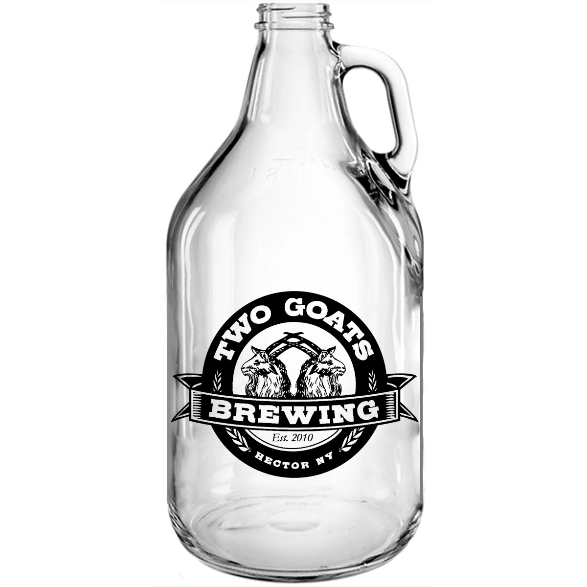 Clear Glass Custom Growlers 64 oz. Promotional Growlers ePromos