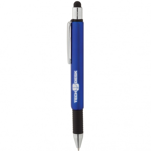 Blue - 7-in-1 Light Up Stylus Custom Utility Pen
