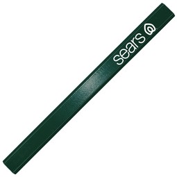 Dark Green Enamel Finish Custom Carpenter Pencil