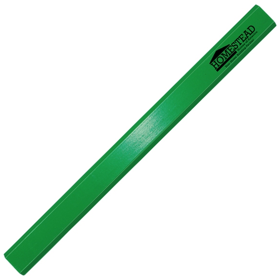 Light Green Enamel Finish Custom Carpenter Pencil