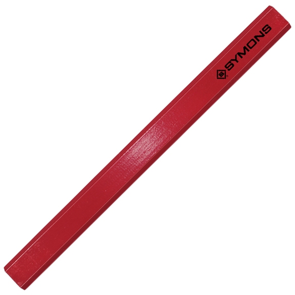 Red Enamel Finish Custom Carpenter Pencil