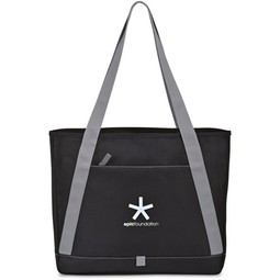 Medium Grey - Repeat Recycled Promotional Tote Bag - 13"w x 17"h x 4.5"d