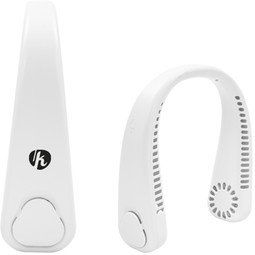 White - Hands-Free Rechargeable Custom Neck Fan