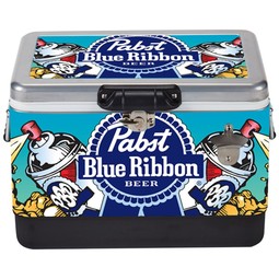 Full Color Stainless Steel Classic Custom Cooler - 36 Can