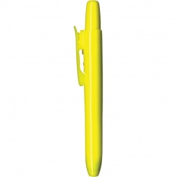 Yellow Retractable Fluorescent Promotional Highlighter