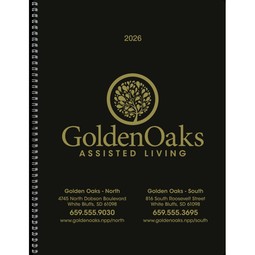 Onyx Custom Monthly Planner Book