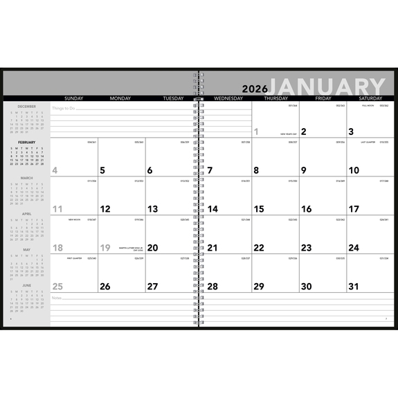 Open Custom Monthly Planner Book