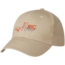 6 Panel Embroidered Structured Promotional Cap