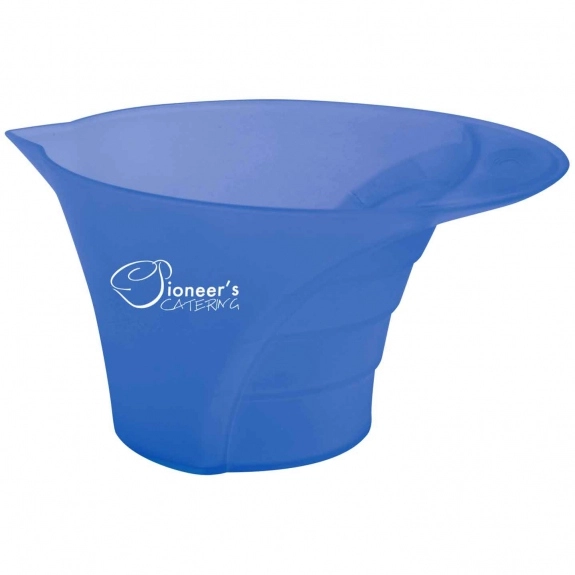 Trans. Blue Measure-Up Promotional Measuring Cup