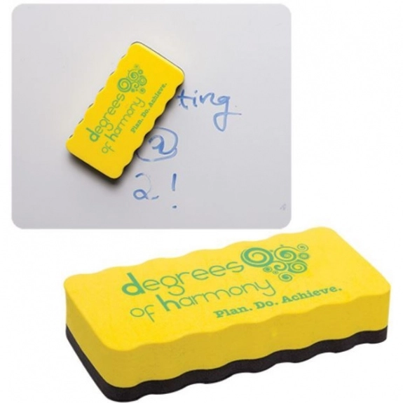 Yellow Magnetic Custom Dry Eraser 