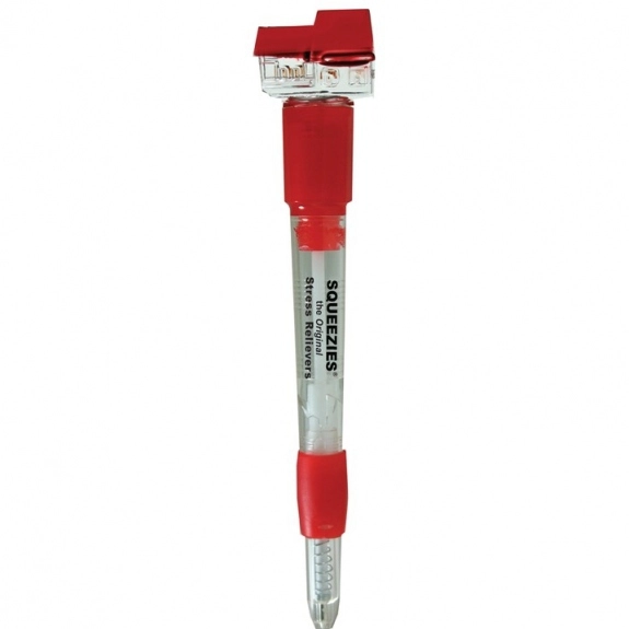 Red House Shaped Light-Up Ballpoint Custom Pen