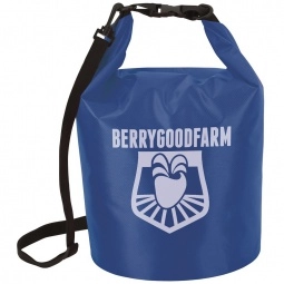 Blue Waterproof Dry Sack Custom Tote Bags - 10L