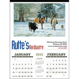 Tim Cox American West - 6 Sheet 12 Month Calendar