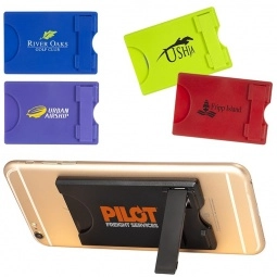 Collage 2-in-1 RFID Custom Cell Phone Wallet & Stand