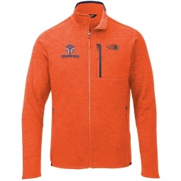 Zion Orange The North Face Skyline Full-Zip Custom Fleece Jacket - Men's