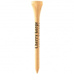 Natural Wood Promotional Golf Tees - 2.75"