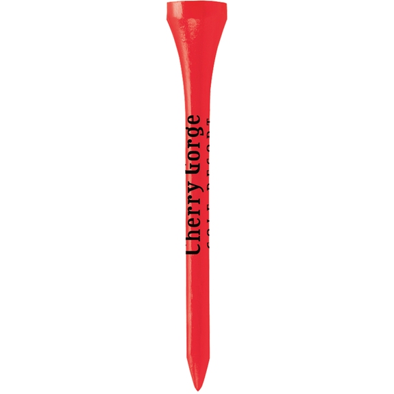 Red Wood Promotional Golf Tees - 2.75"