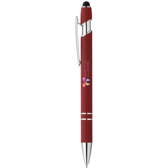 Merlot - Full Color Soft-Touch Aluminum Custom Stylus Pen