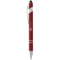 Full Color Soft-Touch Aluminum Custom Stylus Pen