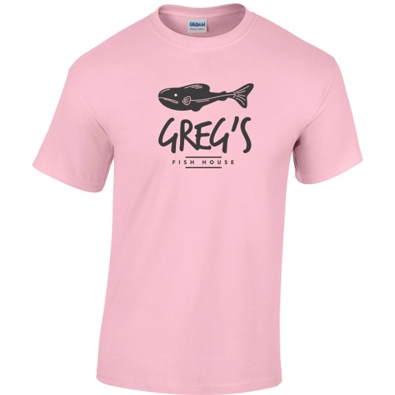 Gildan 100% Cotton Promotional T-Shirt - Light Pink