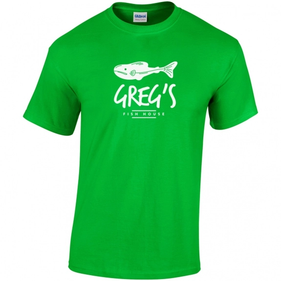 Gildan 100% Cotton Promotional T-Shirt - Electric Green