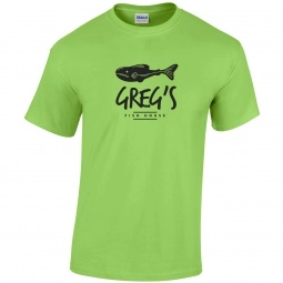 Gildan 100% Cotton Promotional T-Shirt - Lime Green