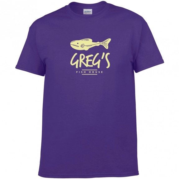Gildan 100% Cotton Promotional T-Shirt - Purple