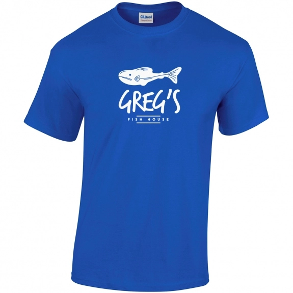 Gildan 100% Cotton Promotional T-Shirt - Royal Blue