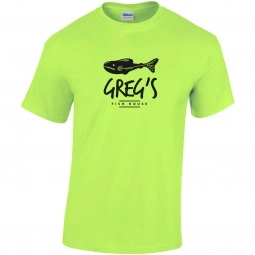 Gildan 100% Cotton Promotional T-Shirt - Neon Green