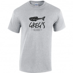 Gildan 100% Cotton Promotional T-Shirt - Sport Grey