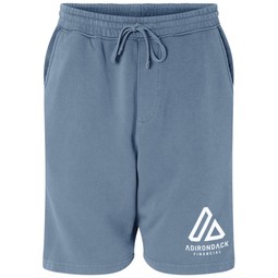 Slate Blue Independent Trading Co.&#174; Pigment-Dyed Custom Fleece Shorts