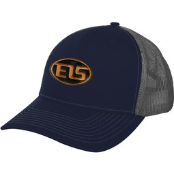 Navy/Gray The Hauler Classic Custom Logo Trucker Hat