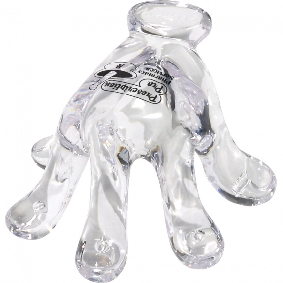 Clear Hand Shaped Promotional Massager