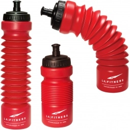 Accordion Collapsible Promotional Water Bottle - 28 oz.