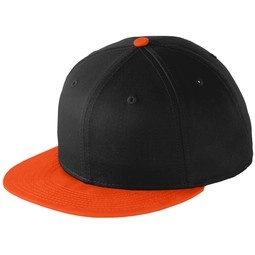 Black Team Orange New Era 9Fifty Flat Bill Snapback Promotional Cap