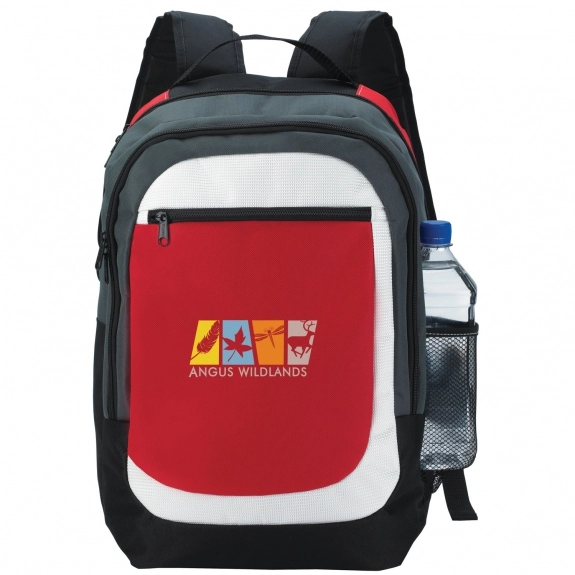 Red Atchison Kaleido Promotional Backpack