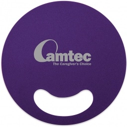 Purple Round Custom Hand Fan