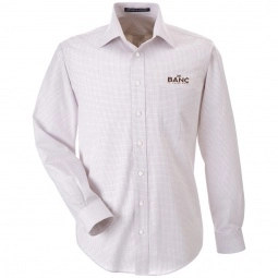 Devon & Jones Button Tattersall Custom Dress Shirts - Men's