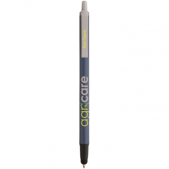 Metallic Dark Blue BIC Clic Stic Stylus Custom Pens