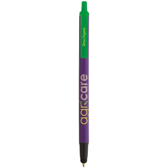 Purple BIC Clic Stic Stylus Custom Pens