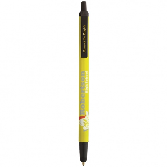 Yellow BIC Clic Stic Stylus Custom Pens