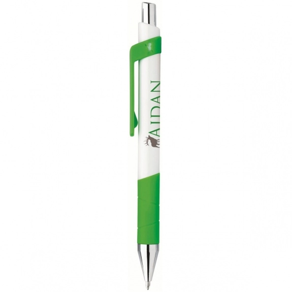 Lime Green BIC Rize Grip Retractable Custom Pens