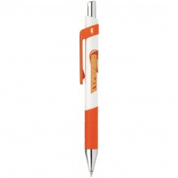 Orange BIC Rize Grip Retractable Custom Pens