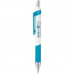 Turquoise BIC Rize Grip Retractable Custom Pens