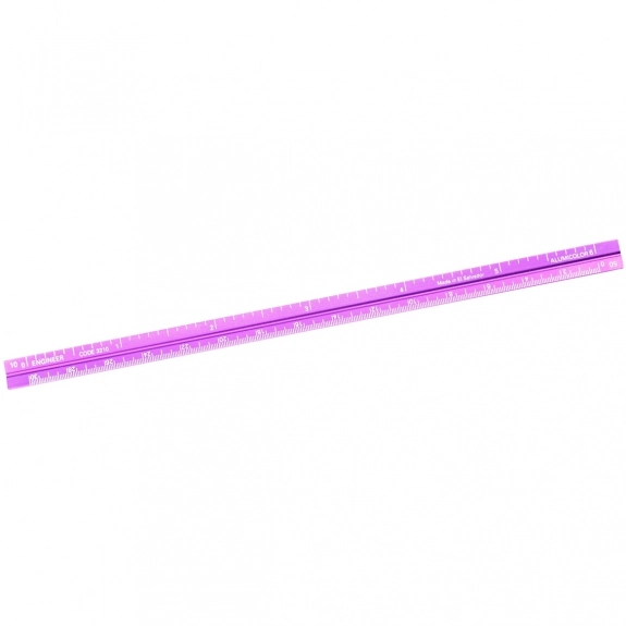 Purple Pocket Aluminum Engineer Logo Scale - 6"